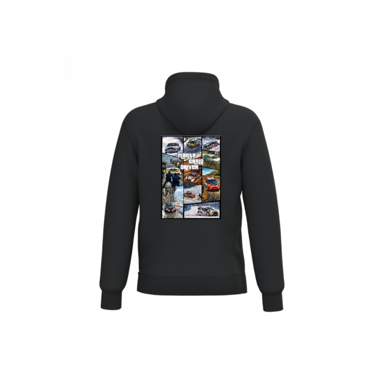 Sweat Shirt à Capuche Unisexe Monte Carlo Driver