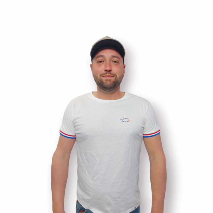 T-shirt Homme French Potentiel Blanc
