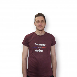 T-shirt Homme Tonneau Rime avec Apéro