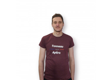 T-shirt Homme Tonneau Rime avec Apéro